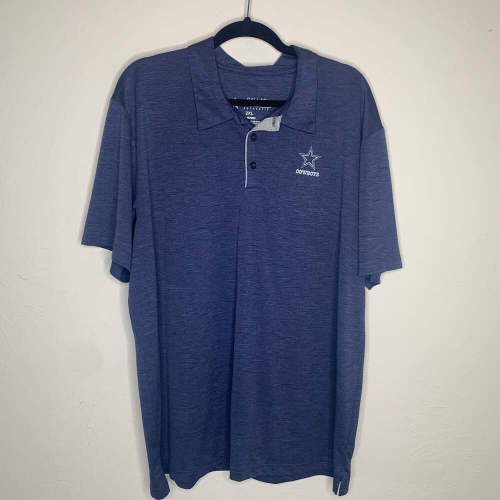 Dallas Cowboys Polo Shirt Sz 2XL Authentic Team Apparel